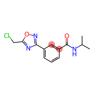 3-[5-(chloromethyl)-1,2,4-oxadiazol-3-yl]-N-isopropylbenzamide