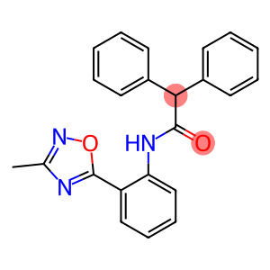 N-[2-(3-methyl-1,2,4-oxadiazol-5-yl)phenyl]-2,2-diphenylacetamide