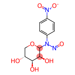 D-Lyxopyranosylamine, N-(4-nitrophenyl)-N-nitroso- (9CI)