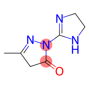 1-(4,5-dihydro-1H-imidazol-2-yl)-3-methyl-4,5-dihydro-1H-pyrazol-5-one