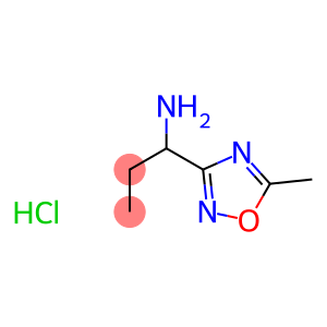 1-(5-Methyl-1,2,4-oxadiazol-3-yl)propan-1-amine hydrochloride