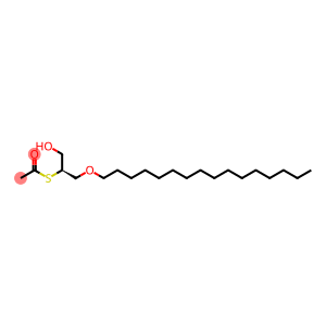 Ethanethioic acid, S-[2-(hexadecyloxy)-1-(hydroxymethyl)ethyl] ester, (S)- (9CI)