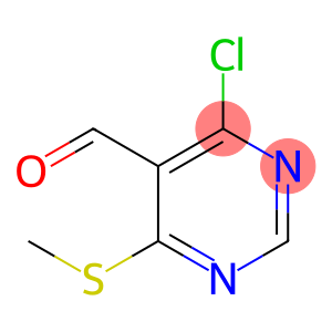 4-chloro-6-(methylthio)-5-Pyrimidinecarboxaldehyde