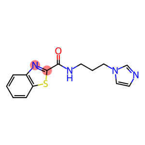 N-(3-imidazol-1-ylpropyl)-1,3-benzothiazole-2-carboxamide