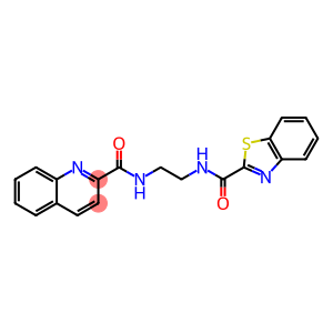 2-Quinolinecarboxamide, N-[2-[(2-benzothiazolylcarbonyl)amino]ethyl]-