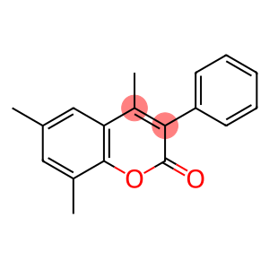 3-PHENYL-4,6,8-TRIMETHYLCOUMARIN