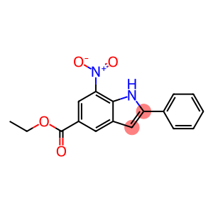 Ethyl 7-nitro-2-phenyl-1H-indole-5-carboxylate