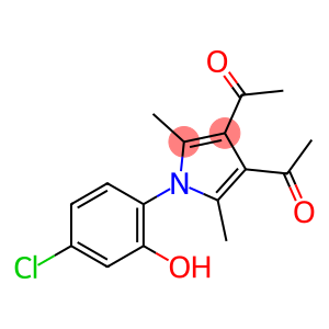 Ethanone, 1,1'-[1-(4-chloro-2-hydroxyphenyl)-2,5-dimethyl-1H-pyrrole-3,4-diyl]bis-