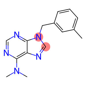 9H-Purin-6-amine,N,N-dimethyl-9-[(3-methylphenyl)methyl]-