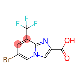 6-溴-8-(三氟甲基)咪唑并[1,2-a]吡啶-2-羧酸