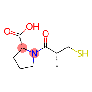 (R)-1-((R)-3-mercapto-2-methylpropanoyl)pyrrolidine-2-carboxylic acid