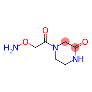 Piperazinone, 4-[(aminooxy)acetyl]- (9CI)