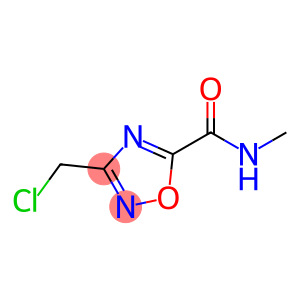 1,2,4-Oxadiazole-5-carboxamide, 3-(chloromethyl)-N-methyl-