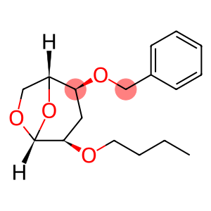 .beta.-D-ribo-Hexopyranose, 1,6-anhydro-2-O-butyl-3-deoxy-4-O-(phenylmethyl)-