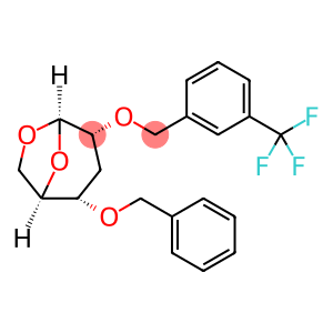 β-D-ribo-Hexopyranose, 1,6-anhydro-3-deoxy-4-O-(phenylmethyl)-2-O-[[3-(trifluoromethyl)phenyl]methyl]-