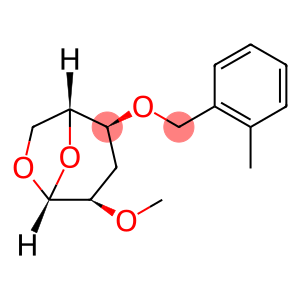 .beta.-D-ribo-Hexopyranose, 1,6-anhydro-3-deoxy-2-O-methyl-4-O-(2-methylphenyl)methyl-