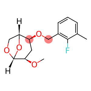 .beta.-D-ribo-Hexopyranose, 1,6-anhydro-3-deoxy-4-O-(2-fluoro-3-methylphenyl)methyl-2-O-methyl-