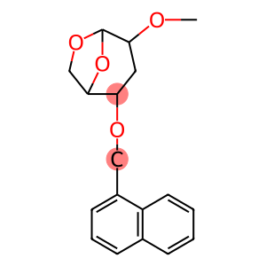 .beta.-D-ribo-Hexopyranose, 1,6-anhydro-3-deoxy-2-O-methyl-4-O-(1-naphthalenylmethyl)-