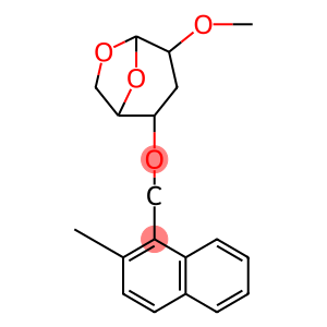 .beta.-D-ribo-Hexopyranose, 1,6-anhydro-3-deoxy-2-O-methyl-4-O-(2-methyl-1-naphthalenyl)methyl-