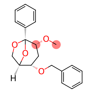 .beta.-D-ribo-Hexopyranose, 1,6-anhydro-3-deoxy-2-O-methyl-1-C-phenyl-4-O-(phenylmethyl)-