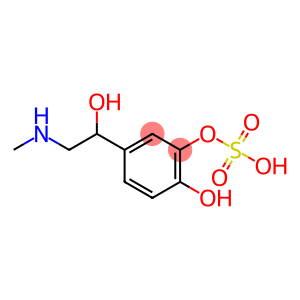 1,2-Benzenediol, 4-[1-hydroxy-2-(methylamino)ethyl]-, 2-(hydrogen sulfate)