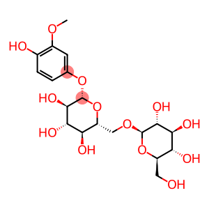 β-D-Glucopyranoside, 4-hydroxy-3-methoxyphenyl 6-O-β-D-glucopyranosyl-