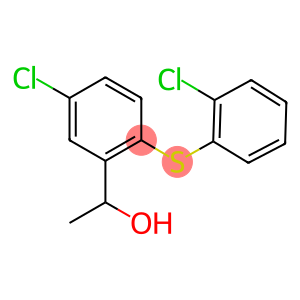 1-{5-chloro-2-[(2-chlorophenyl)sulfanyl]phenyl}ethanol