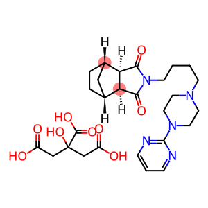 (1R*,2S*,3R*,4S*)-N-[4-[4-(2-Pyrimidinyl)-1-piperazinyl]butyl]-2,3-norbornanedicarboximide citrate