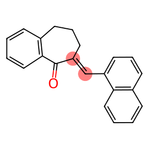 6-(1-naphthylmethylene)-6,7,8,9-tetrahydro-5H-benzo[a]cyclohepten-5-one