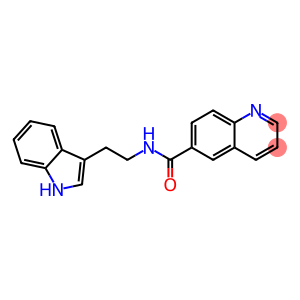 N-(2-(1H-Indol-3-yl)ethyl)quinoline-6-carboxamide