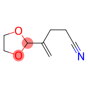 1,3-Dioxolane-2-butyronitrile,  -gamma--methylene-  (7CI,8CI)