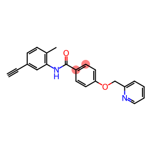 Benzamide,N-(5-ethynyl-2-methylphenyl)-4-(2-pyridinylmethoxy)-