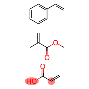 Methyl 2-methyl-2-propenoate polymer with ethenylbenzene and 2-propenoic acid, sodium salt