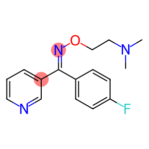 (4-fluorophenyl)(3-pyridinyl)methanone O-[2-(dimethylamino)ethyl]oxime