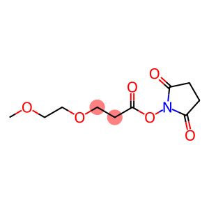 Propanoic acid, 3-(2-methoxyethoxy)-, 2,5-dioxo-1-pyrrolidinyl ester