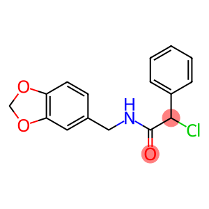 n-(1,3-Dioxaindan-5-ylmethyl)-2-chloro-2-phenylacetamide