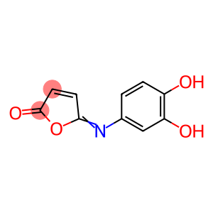 2(5H)-Furanone, 5-[(3,4-dihydroxyphenyl)imino]- (9CI)