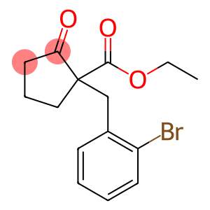 Cyclopentanecarboxylic acid, 1-[(2-bromophenyl)methyl]-2-oxo-, ethyl ester