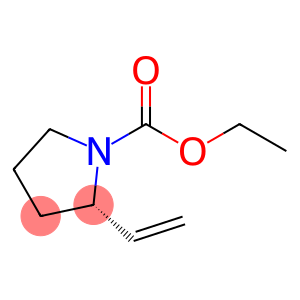 1-Pyrrolidinecarboxylic acid, 2-ethenyl-, ethyl ester, (2S)-