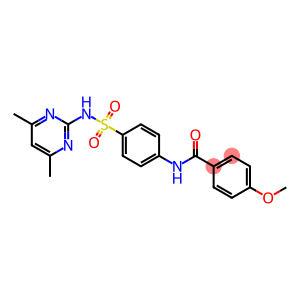 N-(4-{[(4,6-dimethyl-2-pyrimidinyl)amino]sulfonyl}phenyl)-4-methoxybenzamide