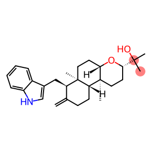 (3S,4aα,10aα)-Dodecahydro-7α-(1H-indol-3-ylmethyl)-α,α,6aβ,10bβ-tetramethyl-8-methylene-1H-naphtho[2,1-b]pyran-3-methanol