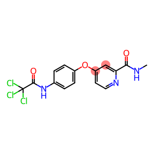2-Pyridinecarboxamide, N-methyl-4-[4-[(2,2,2-trichloroacetyl)amino]phenoxy]-