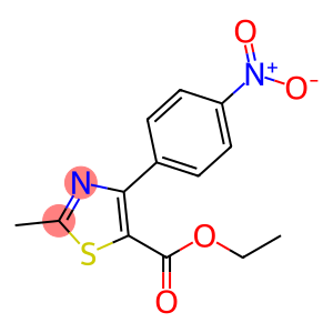 5-Thiazolecarboxylic acid, 2-methyl-4-(4-nitrophenyl)-, ethyl ester