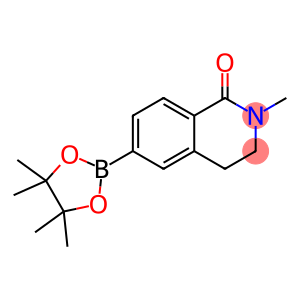 2-甲基-6-(4,4,5,5-四甲基-1,3,2-二氧杂硼烷-2-基)-3,4-二氢异喹啉-1(2H)-酮