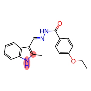 4-ethoxy-N'-[(2-methyl-1H-indol-3-yl)methylene]benzohydrazide