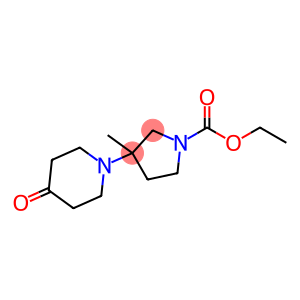 Ethyl 3-methyl-3-(4-oxopiperidin-1-yl)pyrrolidine-1-carboxylate