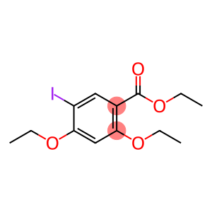 Benzoic acid, 2,4-diethoxy-5-iodo-, ethyl ester