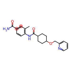 3-Methyl-4-{[4-(pyridin-2-ylmethoxy)cyclohexanecarbonyl] amino}benzamide