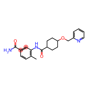 4-methyl-3-[[[4-(2-pyridinylmethoxy)cyclohexyl]carbonyl]amino]Benzamide