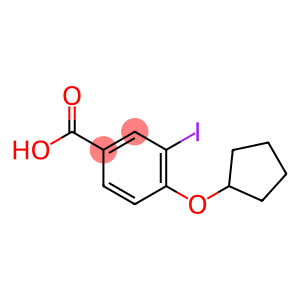 4-(Cyclopentyloxy)-3-iodobenzoic acid